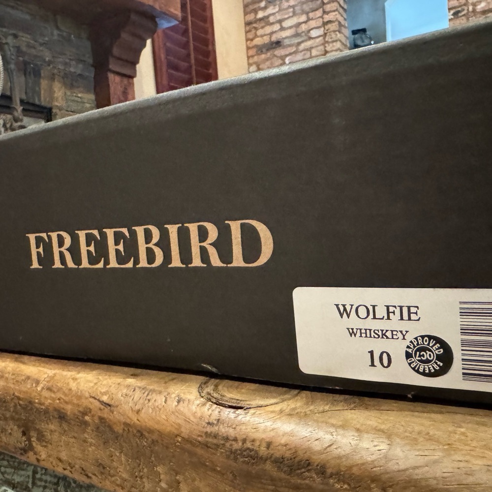FREEBIRD WOLFIE Ankle midi boot in SOLD OUT WHISKEY Leather Western Ankle Boots - Picture 8 of 10